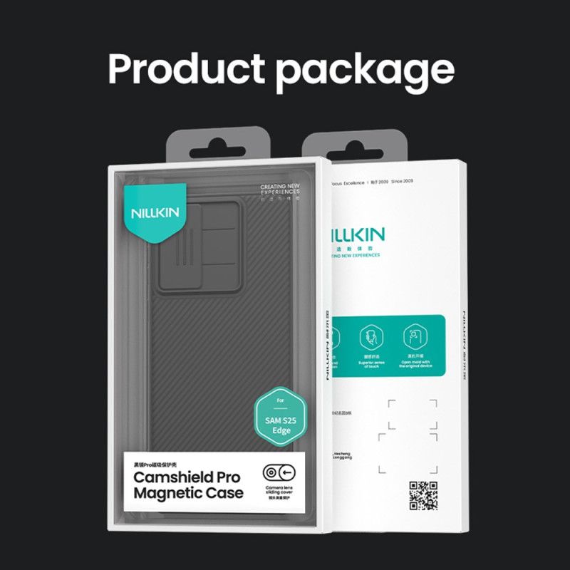 Deksel Samsung Galaxy S25 5g Edge Camshield Pro Med Skyvedeksel For Kamera Nillkin