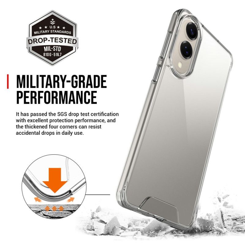 Deksel Samsung Galaxy S25 5g Edge Gjennomsiktig