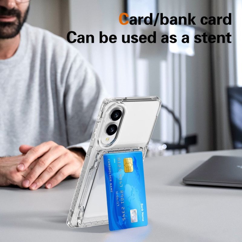 Deksel Samsung Galaxy S25 5g Edge Klar Og Kortholder