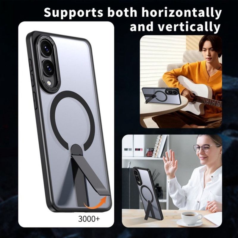 Deksel Samsung Galaxy S25 5g Edge Kompatibel Med Magsafe Med Integrert Stativ