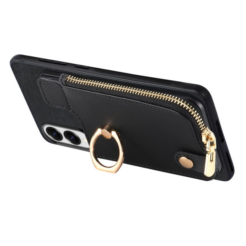 Deksel Samsung Galaxy S25 5g Edge Lommebok Og Stativ