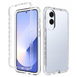 Deksel Samsung Galaxy S25 5g Edge Mobildeksel 2-i-1 Gjennomsiktig