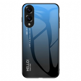 Deksel Samsung Galaxy S25 5g Edge Mobildeksel Hello I Herdet Glass