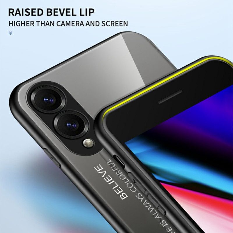 Deksel Samsung Galaxy S25 5g Edge Mobildeksel Hello I Herdet Glass