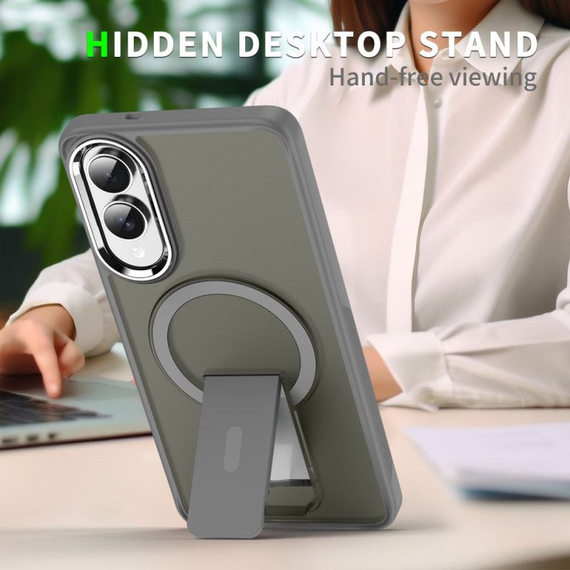 Deksel Samsung Galaxy S25 5g Edge Mobildeksel Magsafe-kompatibel Med Stativ