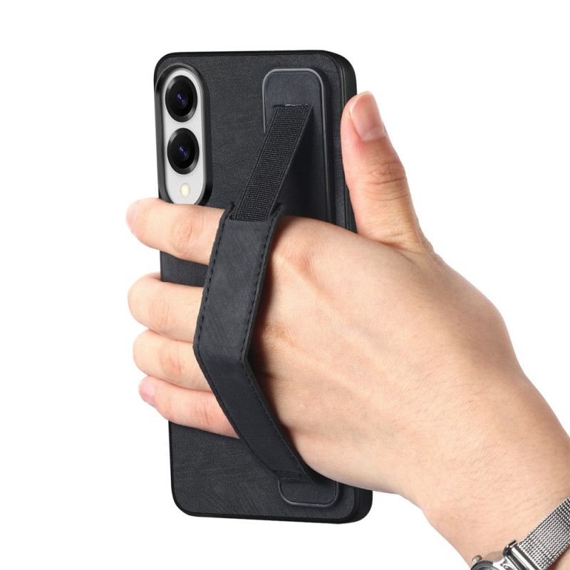 Deksel Samsung Galaxy S25 5g Edge Mobildeksel Retrostil Med Stativstropp