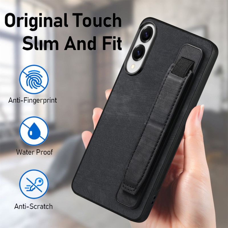 Deksel Samsung Galaxy S25 5g Edge Mobildeksel Retrostil Med Stativstropp