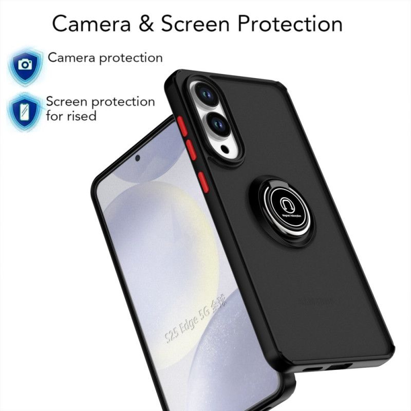 Deksel Samsung Galaxy S25 5g Edge Mobildeksel Støtsikker Ringholder