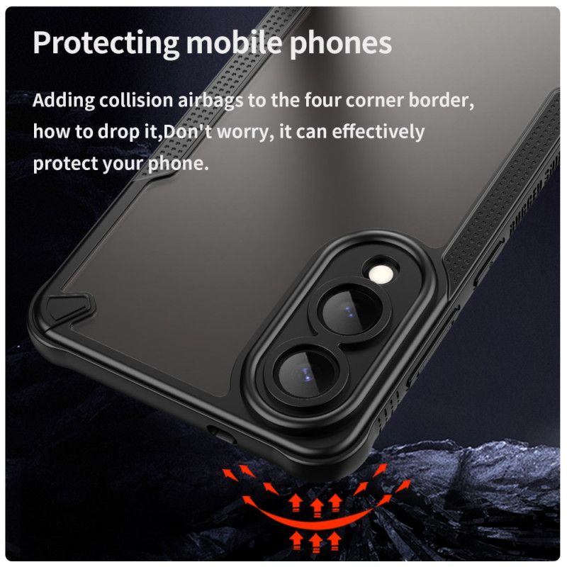 Deksel Til Samsung Galaxy S25 5g Edge Børstet Gjennomsiktig