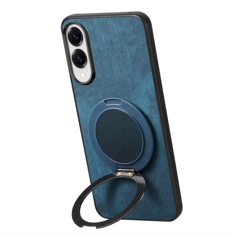 Deksel Til Samsung Galaxy S25 5g Edge Semsket Skinneffekt Med Roterende Stativ