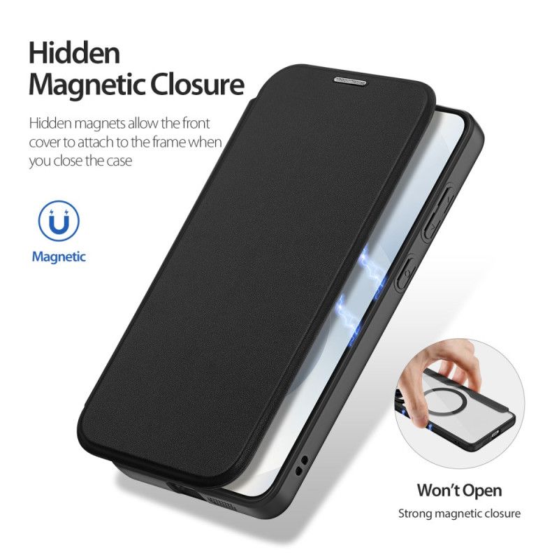 Folio Deksel Lær Samsung Galaxy S25 5g Edge Mobildeksel Dux Ducis Pro-seriens Deksel X