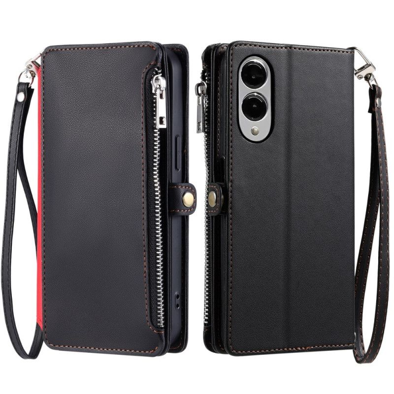 Folio Deksel Samsung Galaxy S25 5g Edge Ergonomisk Håndleddsstropp Beskyttelse Deksel