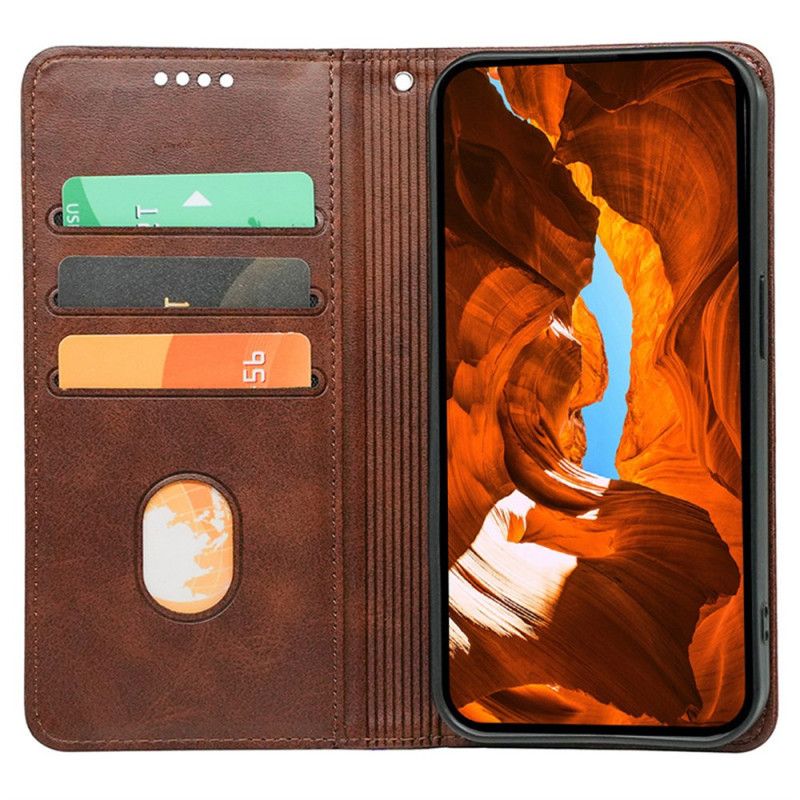 Folio Deksel Samsung Galaxy S25 5g Edge Premium Vintage Beskyttelse Deksel