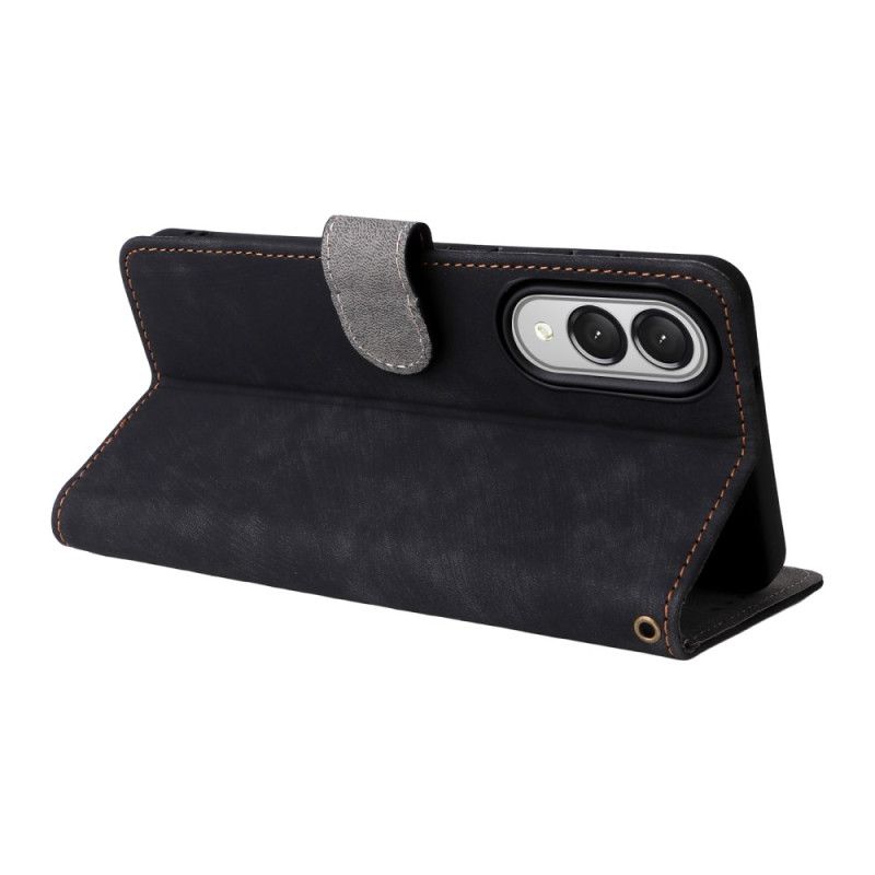 Folio Deksel Samsung Galaxy S25 5g Edge Rfid-funksjon Med Stropp