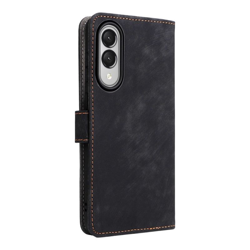 Folio Deksel Samsung Galaxy S25 5g Edge Rfid-funksjon Med Stropp