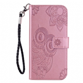 Folio Deksel Samsung Galaxy S25 5g Edge Ugler Og Stropp Beskyttelse Deksel