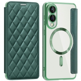 Folio Deksel Samsung Galaxy S25 5g Edge Vattert Magsafe-kompatibel