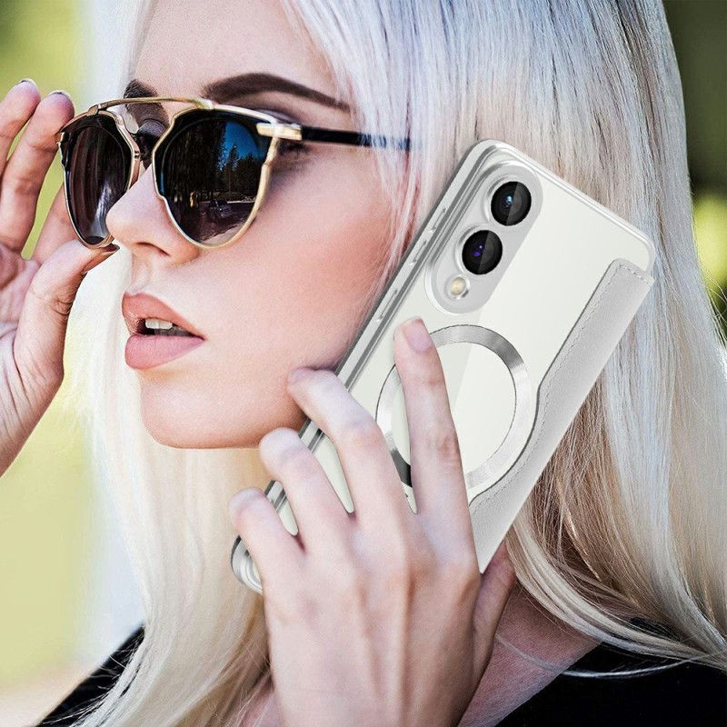 Folio Deksel Samsung Galaxy S25 5g Edge Vattert Magsafe-kompatibel