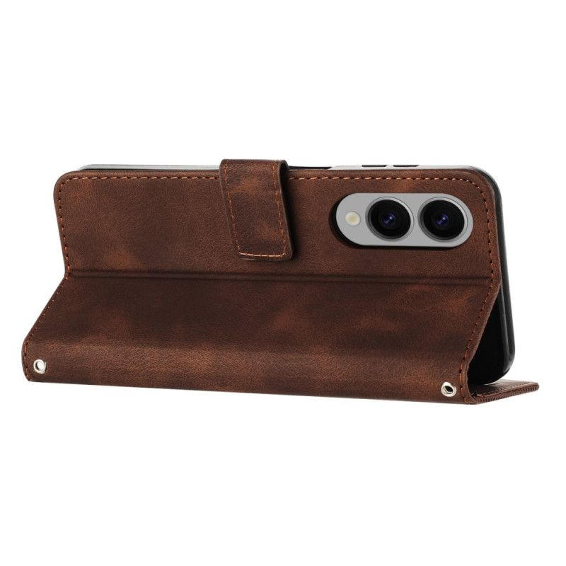 Folio Deksel Til Samsung Galaxy S25 5g Edge Geometrisk Design