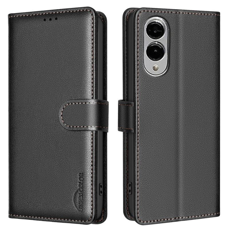 Lærdeksel Folio Deksel Samsung Galaxy S25 5g Edge Mobildeksel Binfen Color Rfid-blokkering