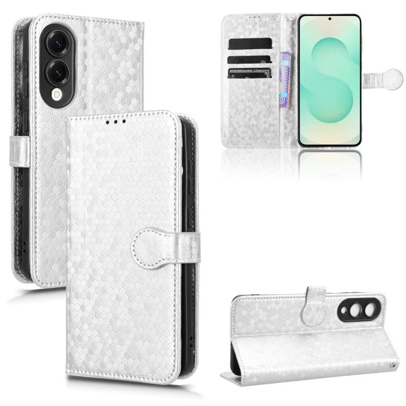 Lærdeksel Folio Deksel Samsung Galaxy S25 5g Edge Mobildeksel Glitterprikker