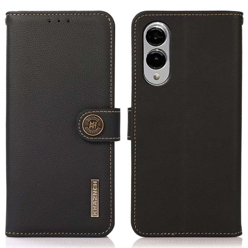 Lærdeksel Folio Deksel Samsung Galaxy S25 5g Edge Mobildeksel Khazneh