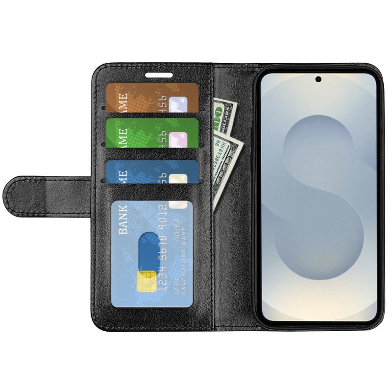 Lærdeksel Folio Deksel Samsung Galaxy S25 5g Edge Mobildeksel Vintage