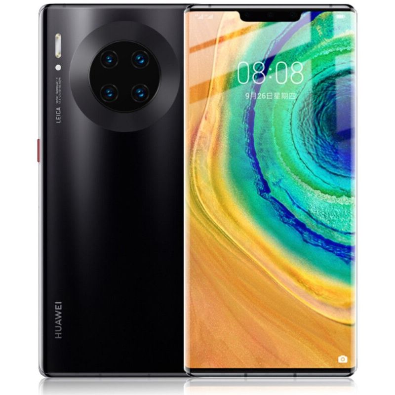 Huawei Mate 30 Pro - Skjermbeskytter I Herdet Glass I Full Størrelse - Svart