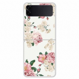Deksel Til Samsung Galaxy Z Flip 4 Folio Deksel Liberty Blomster