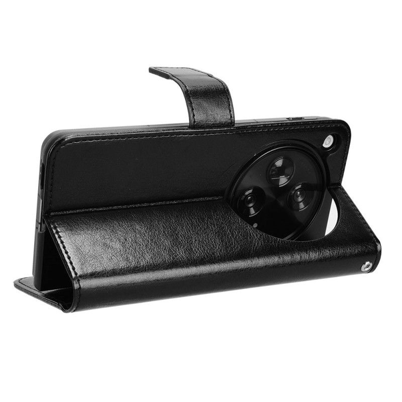 Lærdeksel Folio Deksel Oppo Find N3 Mobildeksel Prangende Kunstskinn