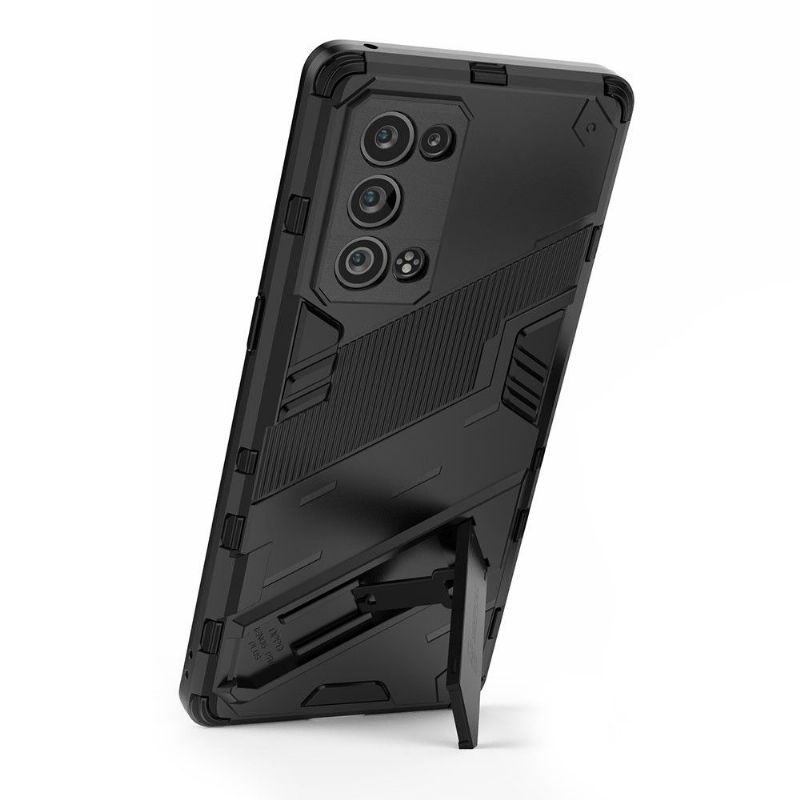 Deksel Til Oppo Reno 6 Pro 5G Hybrid Med Stativ