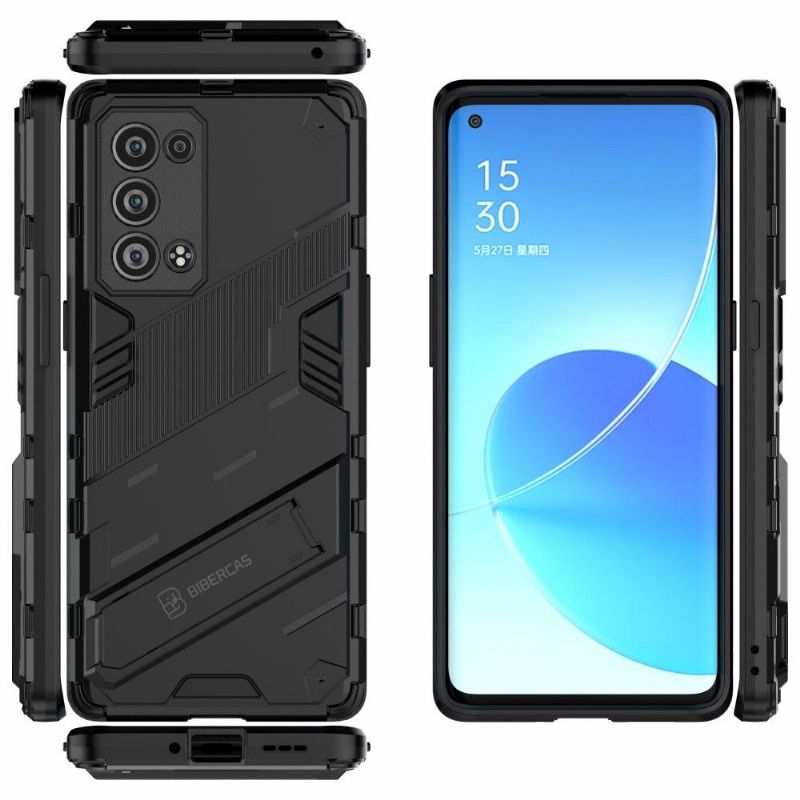 Deksel Til Oppo Reno 6 Pro 5G Hybrid Med Stativ