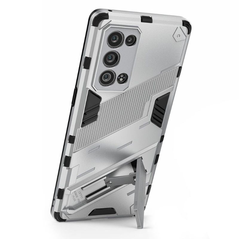 Deksel Til Oppo Reno 6 Pro 5G Hybrid Med Stativ