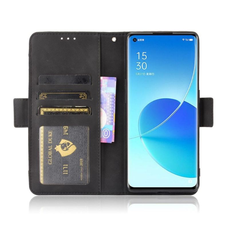 Folio Deksel Til Oppo Reno 6 Pro 5G Premium Med Kortholder