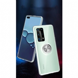 Deksel Til Huawei P40 Pro Med Klar Magnetring