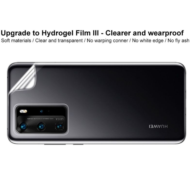Huawei P40 Pro - 2 Hydrogel Ryggbeskyttelsesfilmer