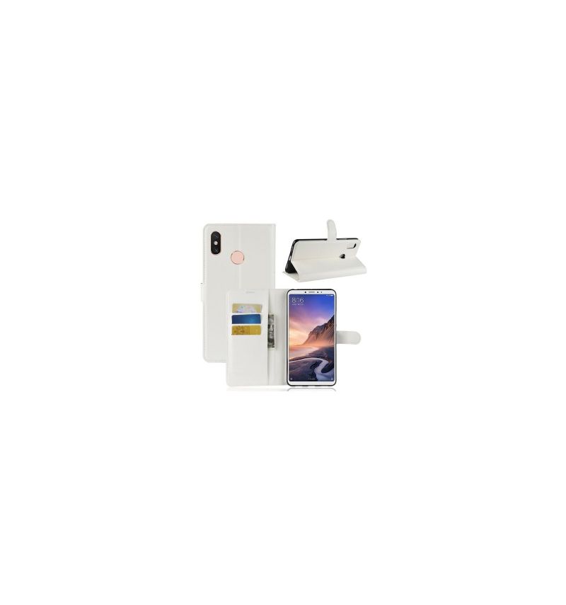 Folio Deksel Til Xiaomi Mi Max 3 Stil Skinnkortholder
