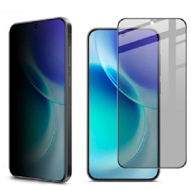 Anti-spion Skjermbeskytter I Herdet Glass For Vivo X300 Imak (kompatibel Med Fingeravtrykkslåsing)