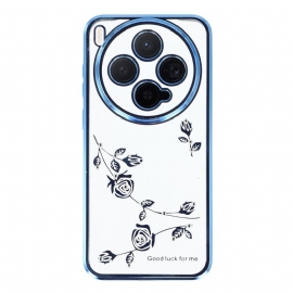 Deksel Til Vivo X300 Kadem Strass- Og Blomsterdesign