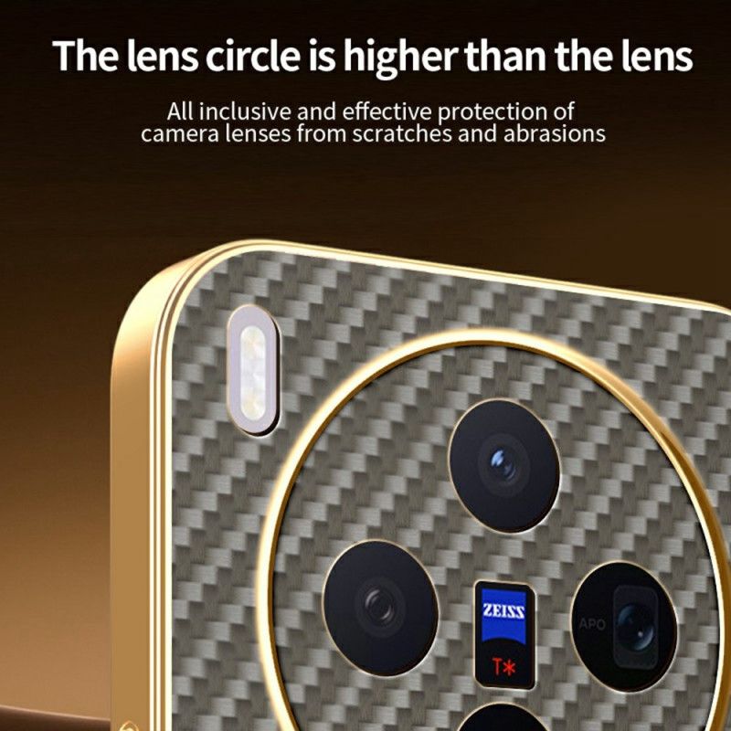 Deksel Til Vivo X300 Karbonfibertekstur