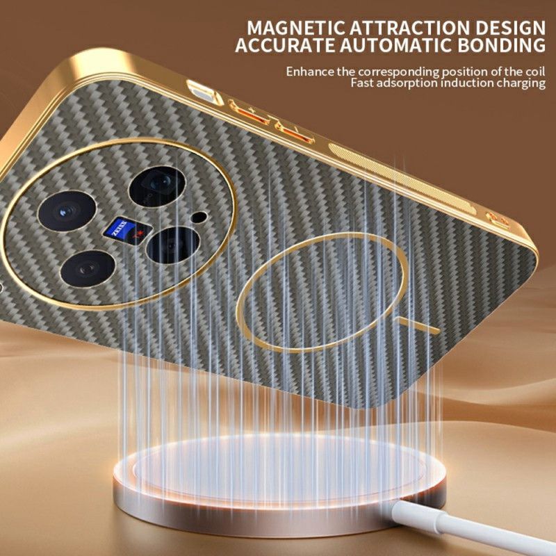 Deksel Til Vivo X300 Karbonfibertekstur