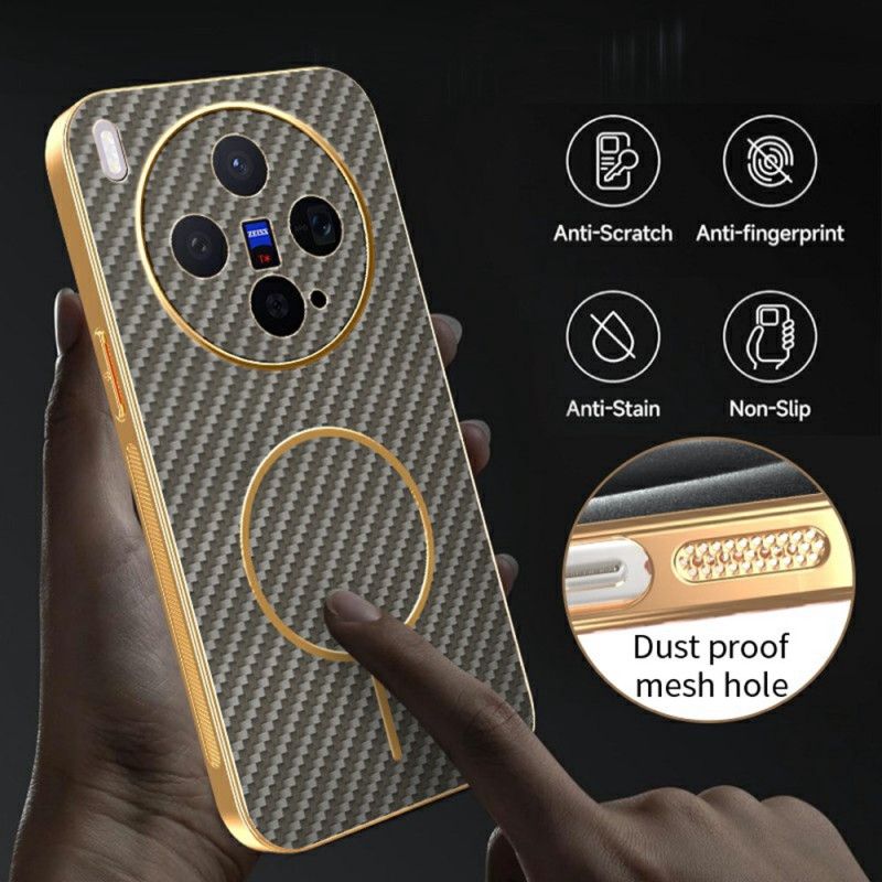 Deksel Til Vivo X300 Karbonfibertekstur