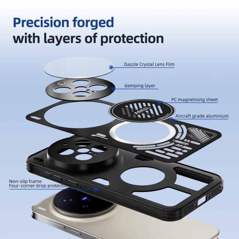 Deksel Vivo X300 Mobildeksel Magnetisk Med Varmeavledning Abeel