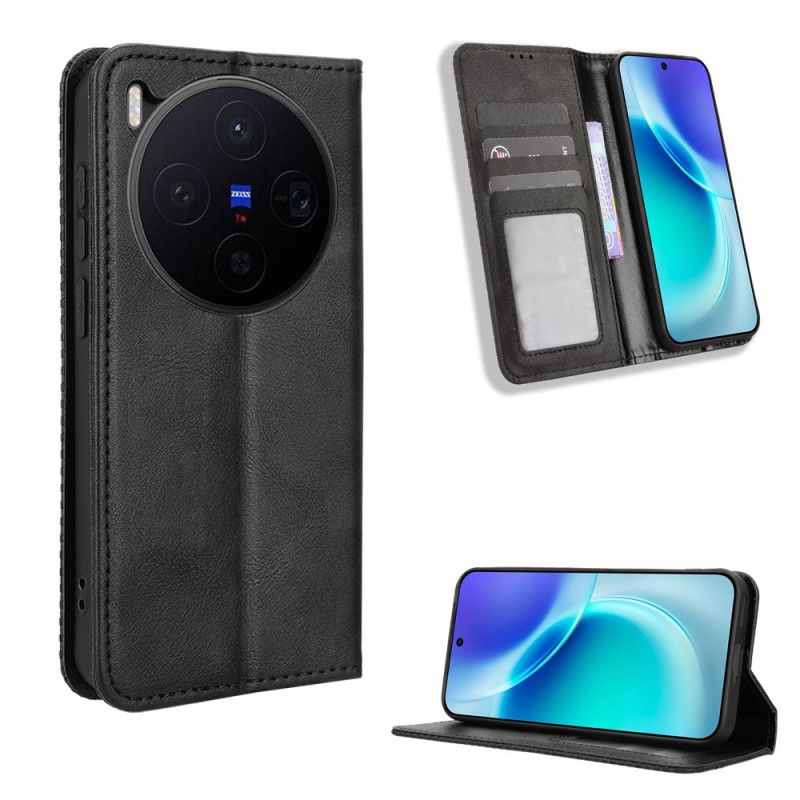 Folio Deksel Vivo X300 Vintage Kant