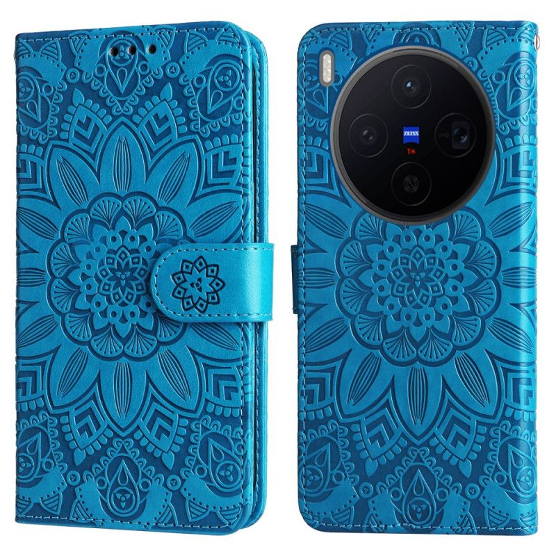 Lærdeksel Folio Deksel Vivo X300 Mandala
