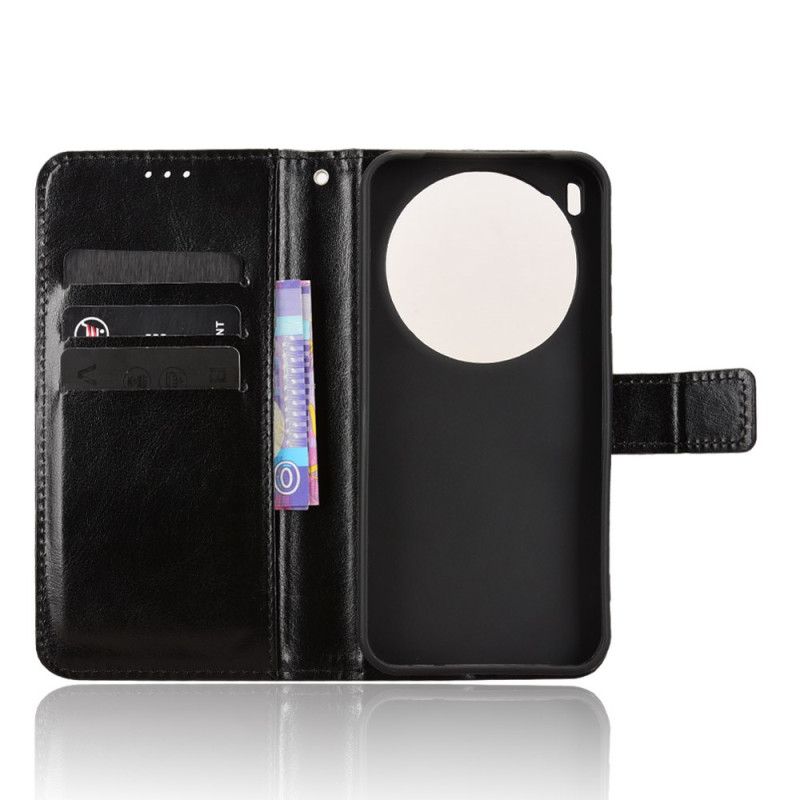 Lærdeksel Folio Deksel Vivo X300 Mobildeksel Prangende Kunstskinn