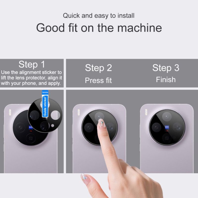 Linsebeskytter I Herdet Glass For Vivo X300 (versjon (svart))