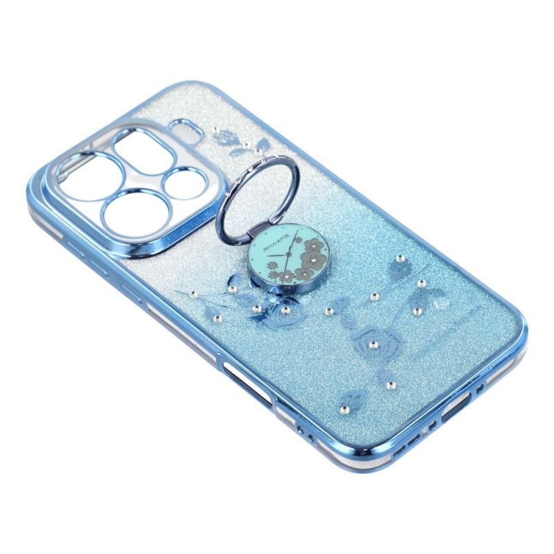 Deksel Oppo Find X9 Pro 5g Mobildeksel Kadem Ringholder Med Blomster Og Strass