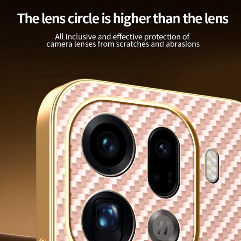 Deksel Oppo Find X9 Pro 5g Mobildeksel Karbonfibertekstur