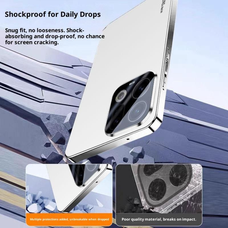 Deksel Oppo Find X9 Pro 5g Mobildeksel Ripebestandig Elektrolytisk Ramme